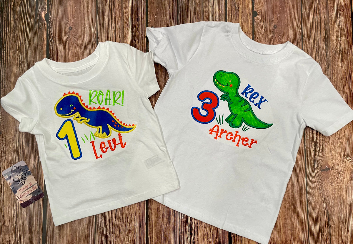 Custom Embroidered Birthday Shirt
