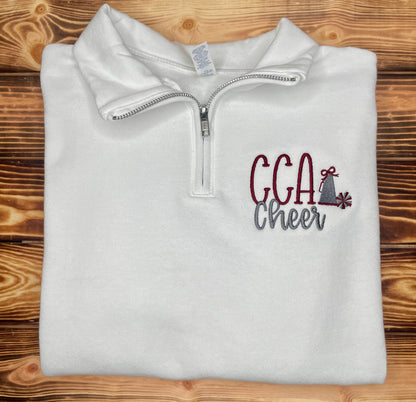 Custom School Sports Quarter/ Half Zip