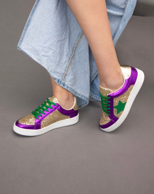 Mardi Gras Star Shoes
