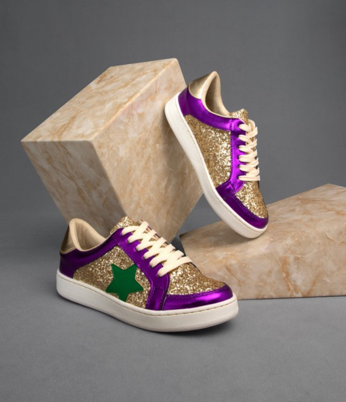 Mardi Gras Star Shoes