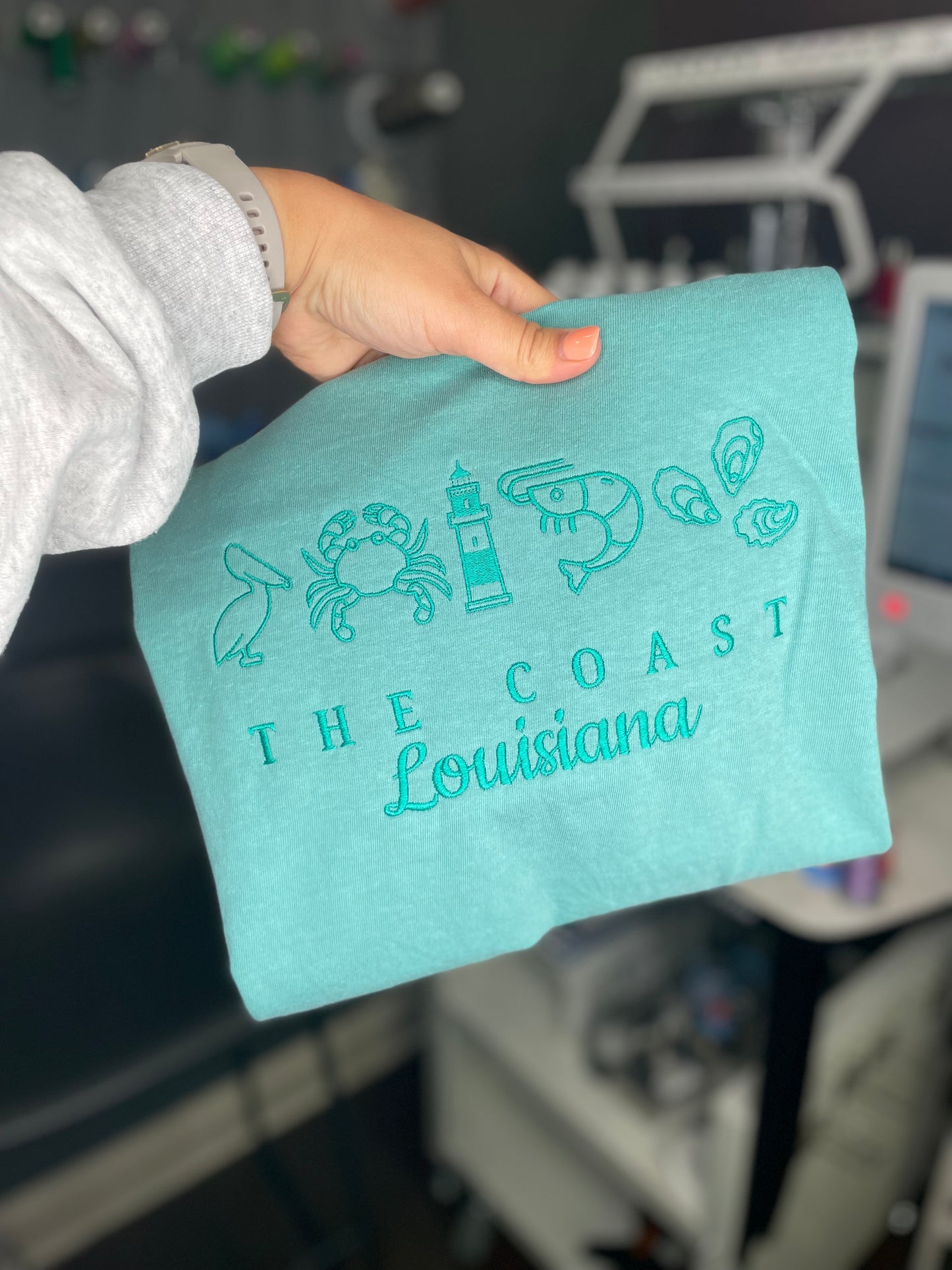 The Coast Embroidered T-Shirt