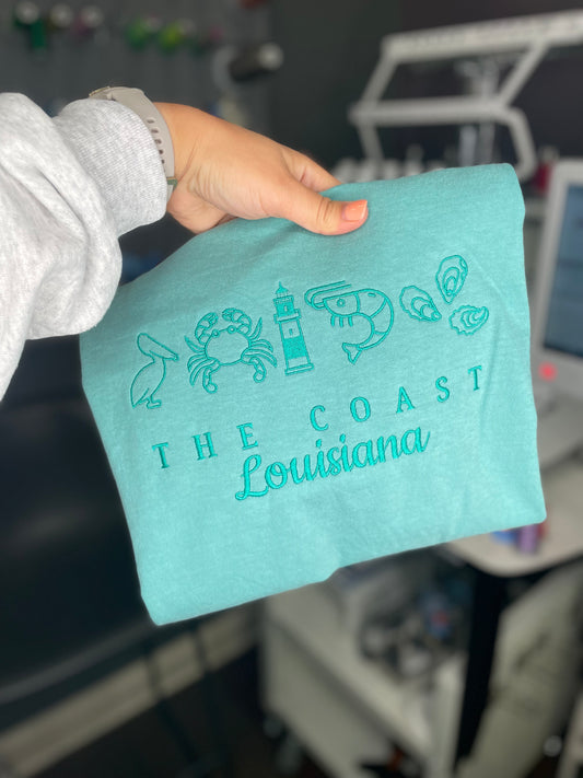 The Coast Embroidered T-Shirt
